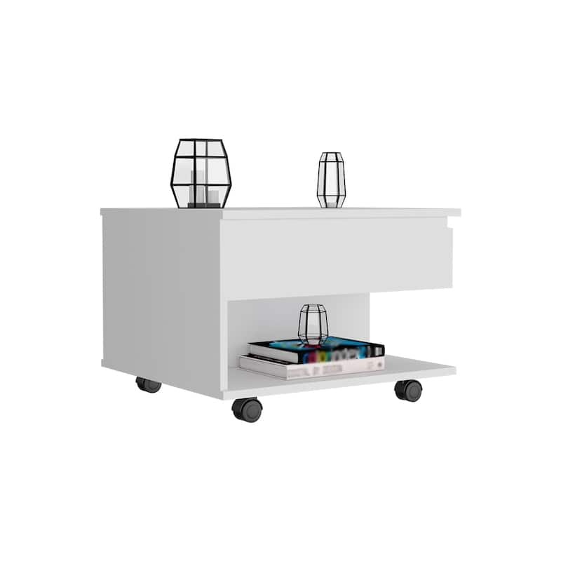 Living Room Storage Table With Pulley