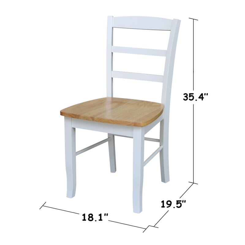 The Gray Barn Moonshine Wood Ladder Dining Chair (Set of 2)