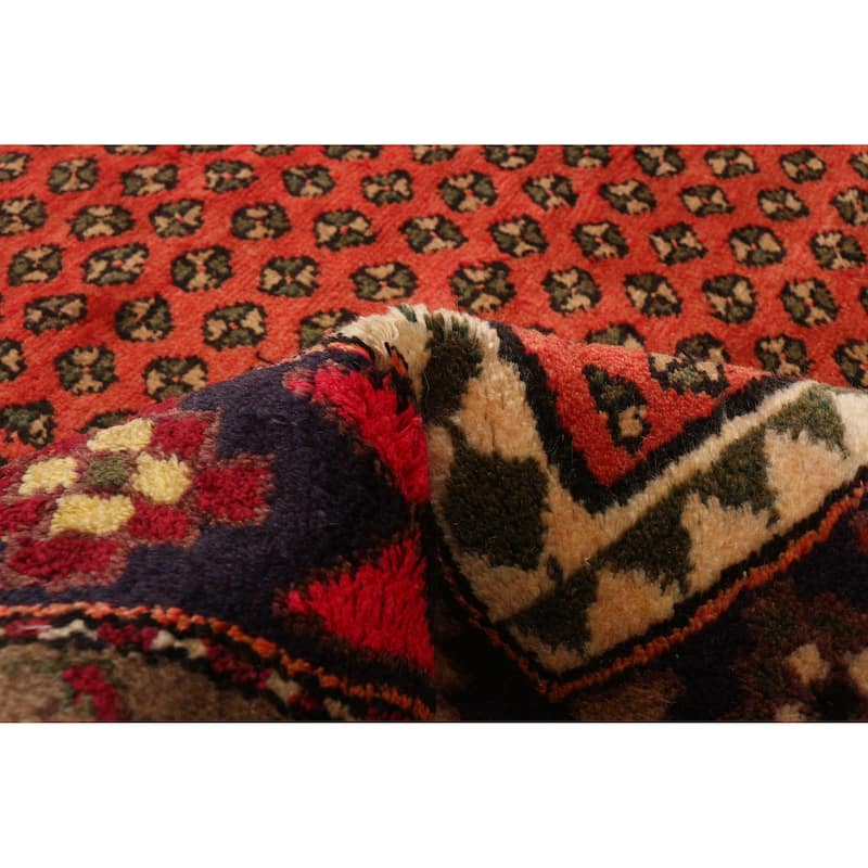 ECARPETGALLERY Hand-knotted Andelz Red Wool Rug - 3'3 x 4'9
