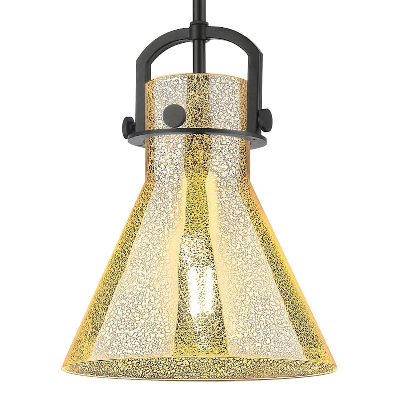 Innovations Lighting 410-1SM-G411-10ME Newton Cone 10" Wide - Matte Black