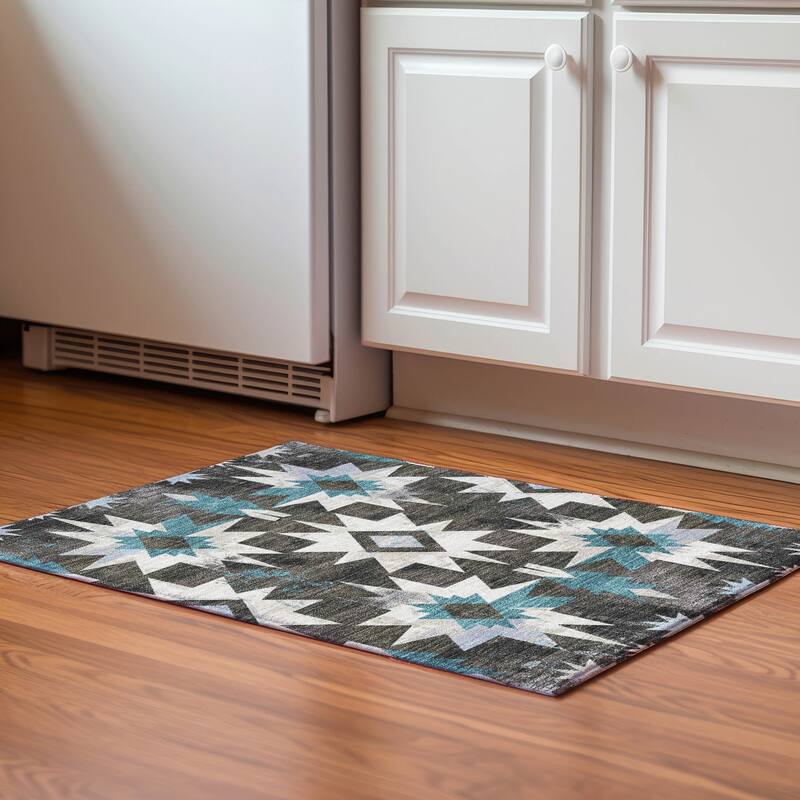 Premium Washable Super Soft Mayfield Rug - Coffee - 1'8" x 2'6"