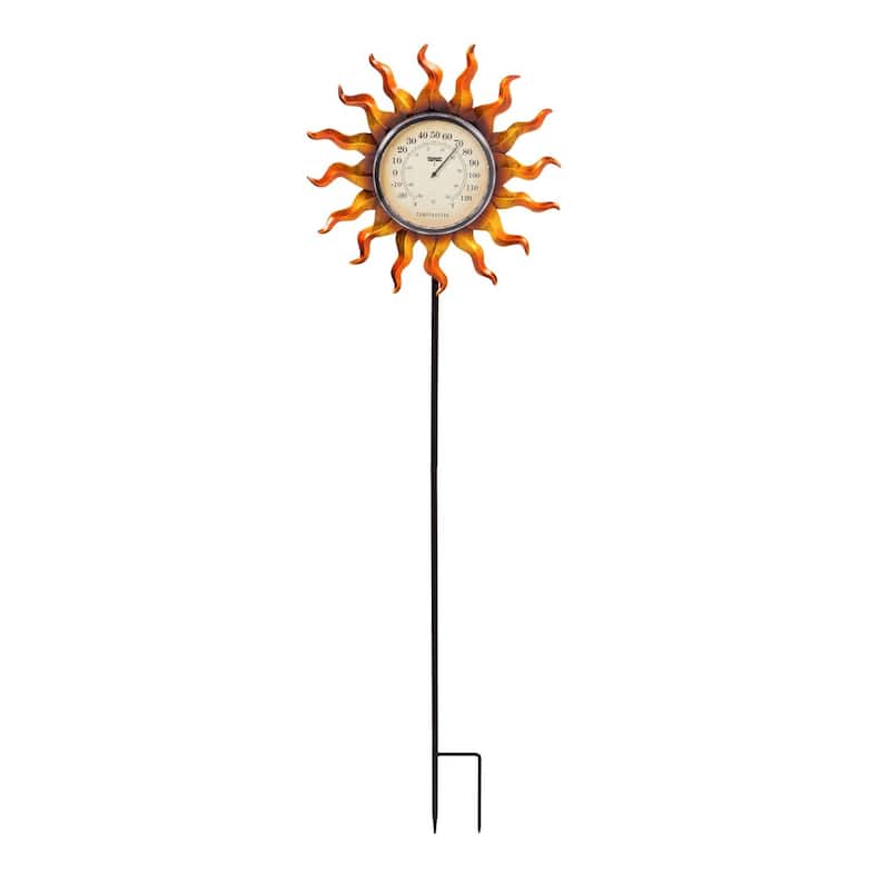 Sun 47 in. Solar Thermometer Garden Stake