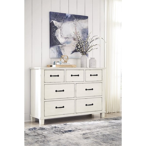 Ashley Furniture Braunter Aged White Dresser - Bed Bath & Beyond - 36339180 Ashley Furniture Braunter Aged White Dresser - Bed Bath & Beyond - 36339180