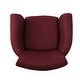 preview thumbnail 25 of 30, Brice Contemporary Scroll Arm Club Chair with Nailhead Trim by Christopher Knight Home