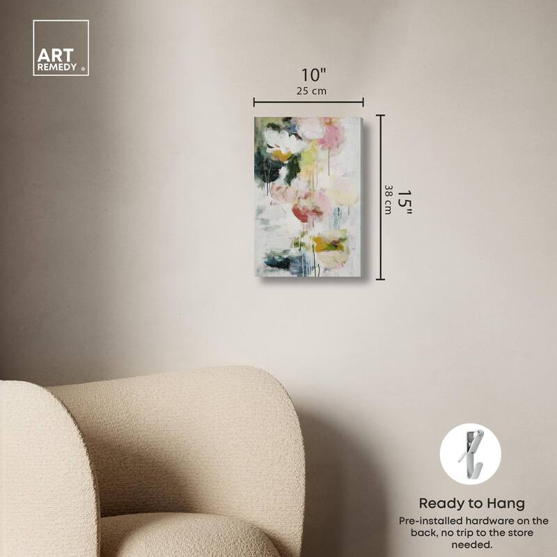 Dripping Colors III Canvas by Art Remedy, Gallery Wrapped