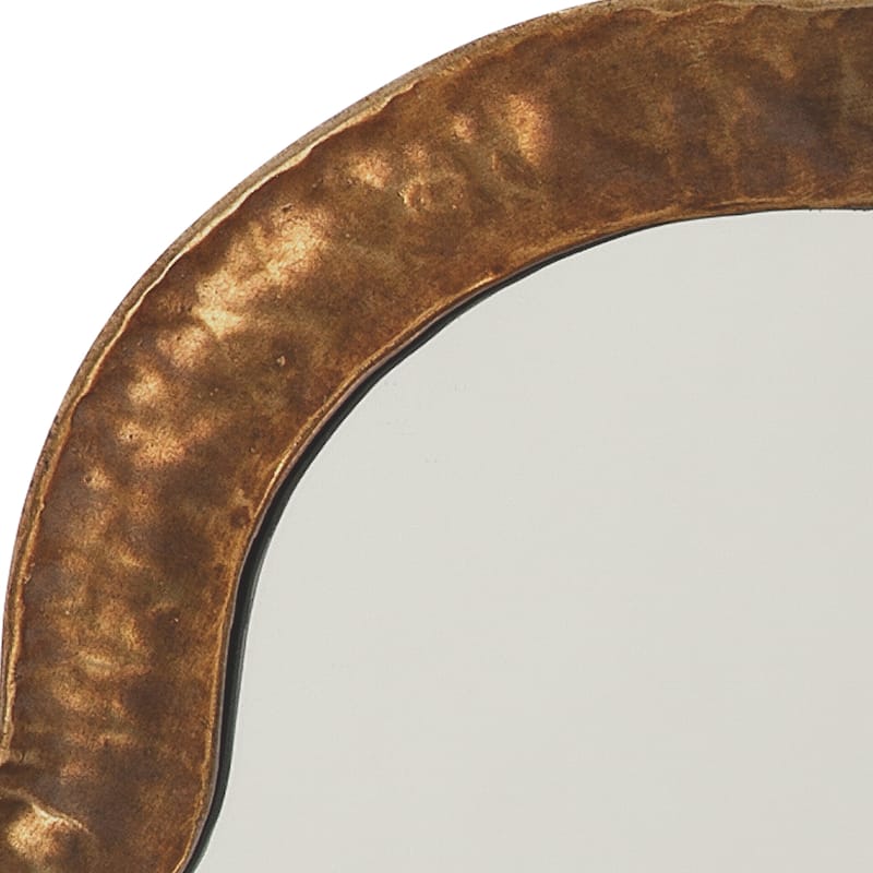 Alden Décor Kayla Metal Mirror - Antique Gold