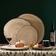 preview thumbnail 2 of 12, Barky Natural Wood Slabs Rustic Ornament Slice Tray Table Charger