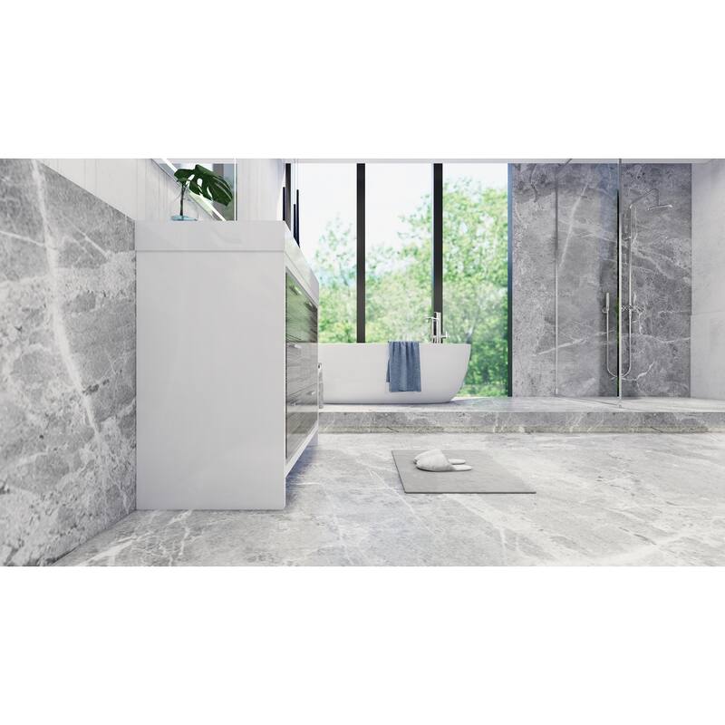 Dove 42'' Freestanding Vanity with Reinforced Acrylic Sink