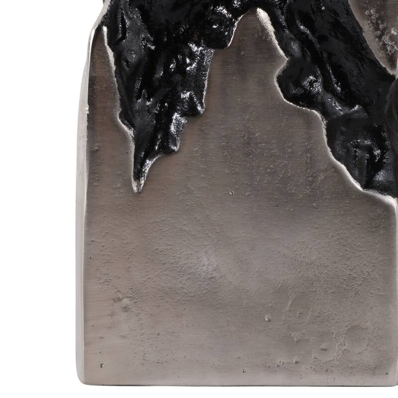 Metal Modern Sculptural Decorative Vase Abstract Design Artistic Form