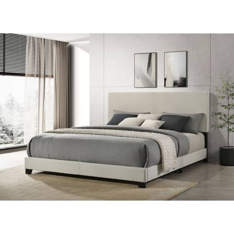 Dorian Fabric Upholstered Full Panel Bed