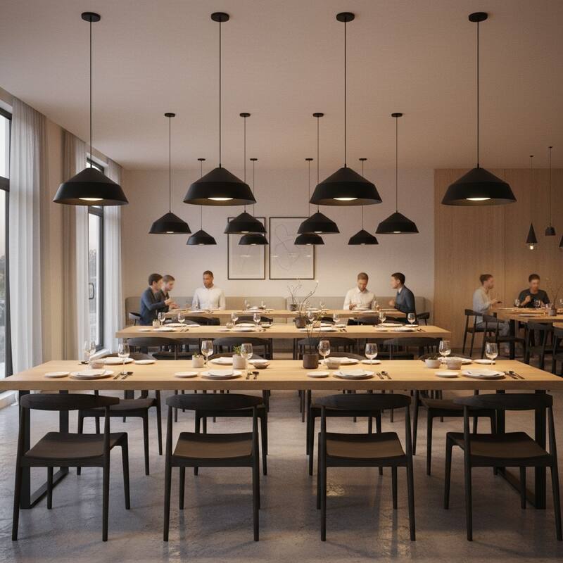 22 inch LED Ceiling Light 25W 1500 Lumens Dimmable 5 Color Temperatures Etched Glass - Black