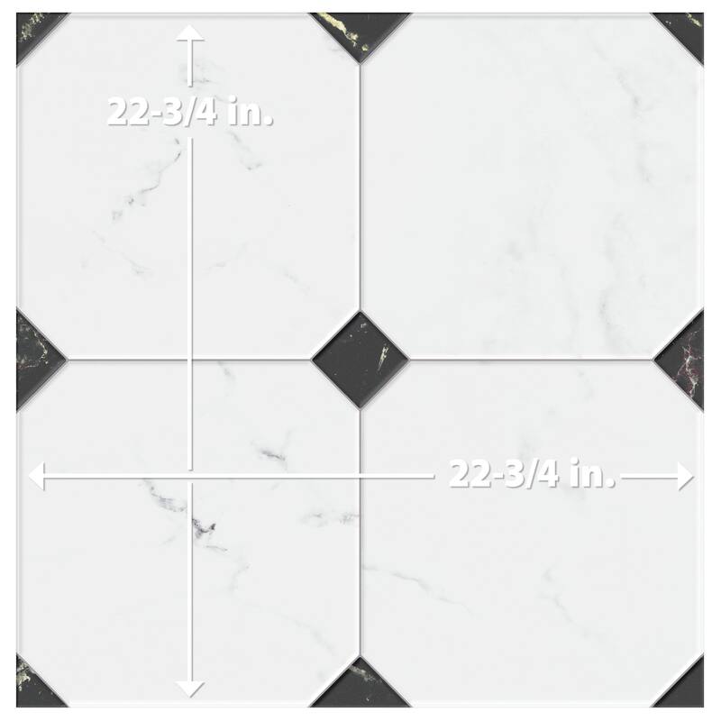 Merola Tile Betera Blanco 22-3/4" x 22-3/4" Porcelain Floor and Wall Tile