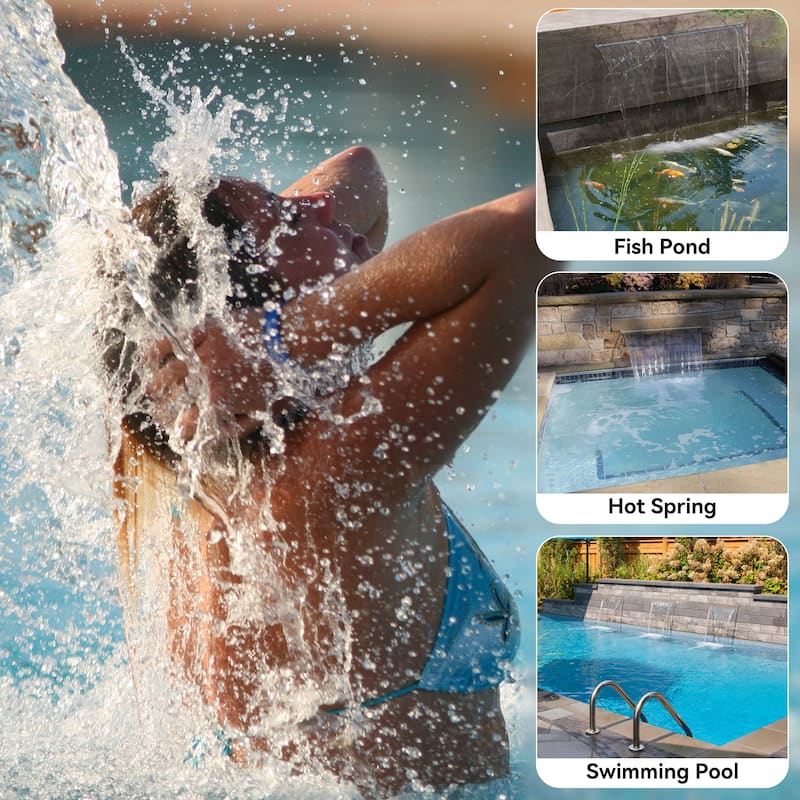 Pool Fountain Acrylic Pool Waterfall