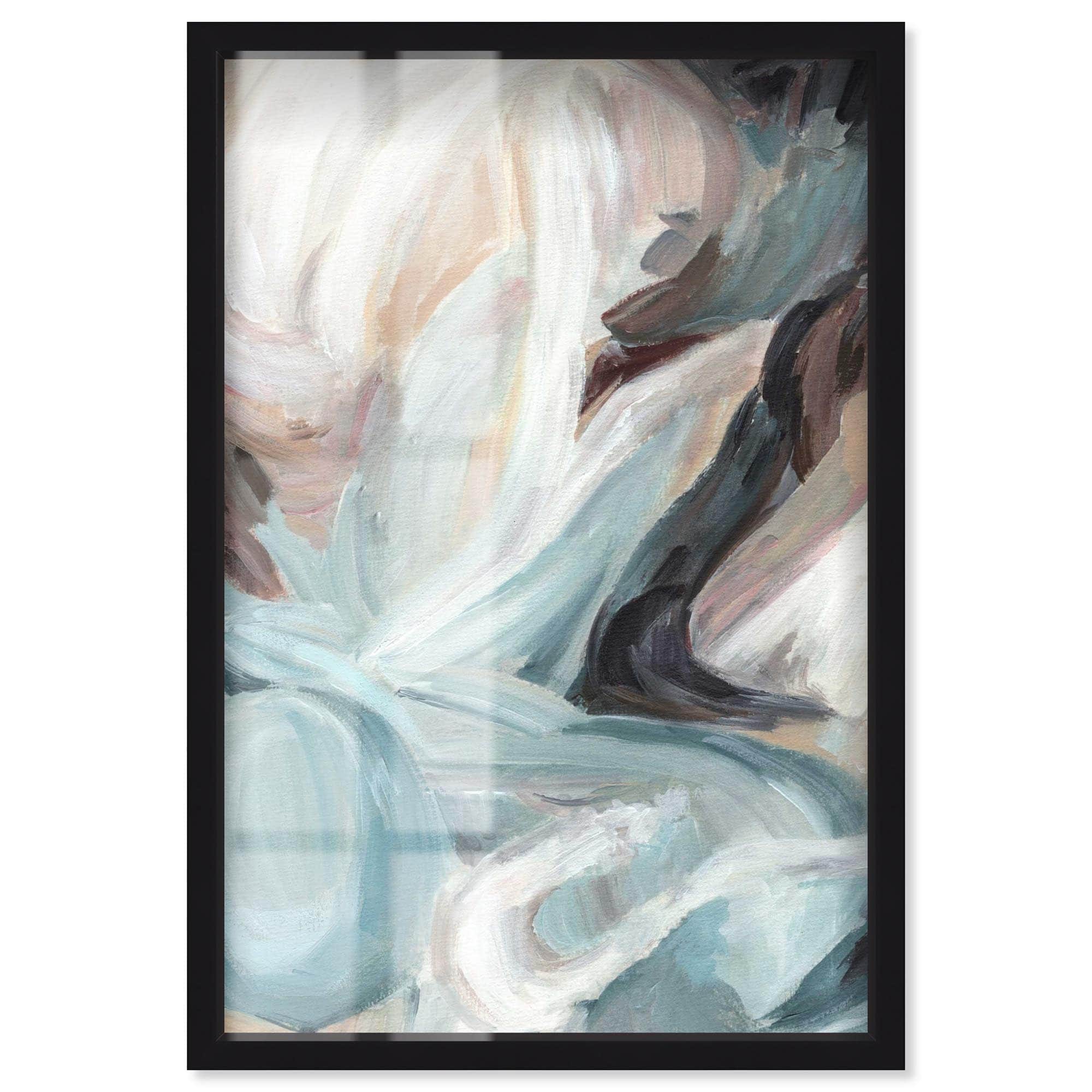 Modern Shapes II Living Room Decor Shadowbox Print by Art Remedy