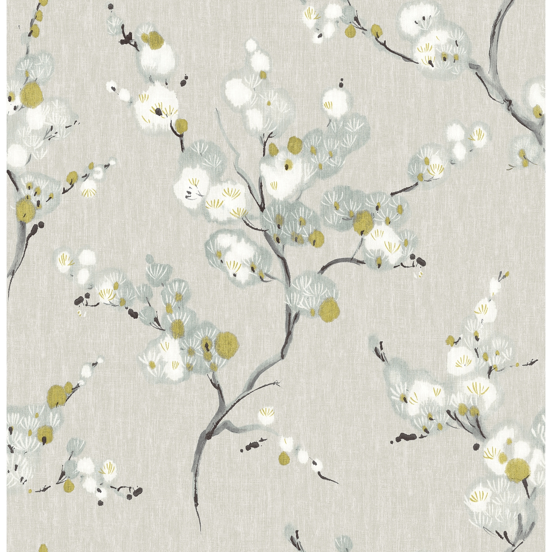 Flowers Keely Bliss Blue Floral 33' L X 20.5" W Wallpaper Roll
