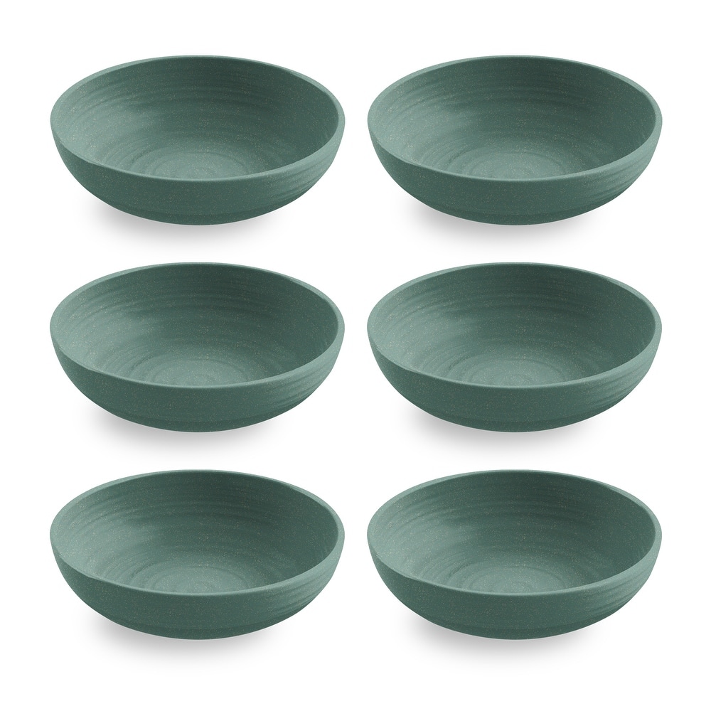 Abode Homewares Planta Artisan Low Bowl - 8" - Set of 6