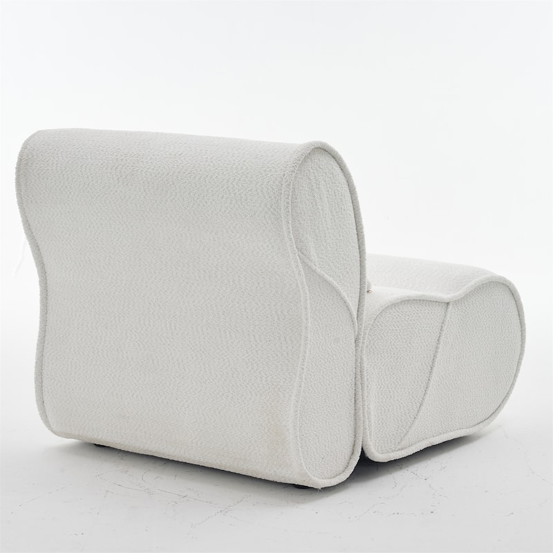 Soft Pellet Velvet Recliner