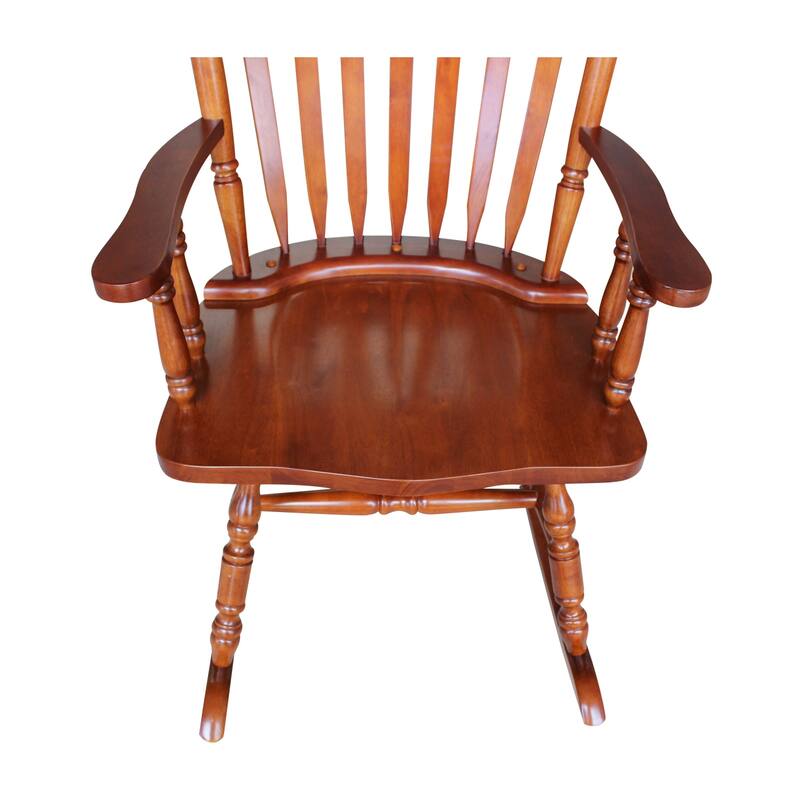 International Concepts Solid Wood Rocking Chair - 28"W x 36"D x 44.5"H