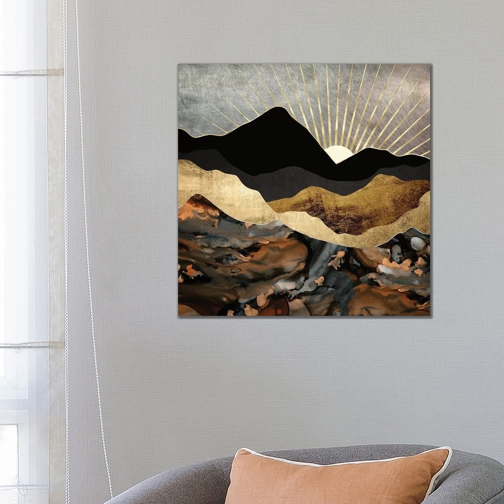 iCanvas "Copper and Gold Mountains" by SpaceFrog Designs Canvas Print
