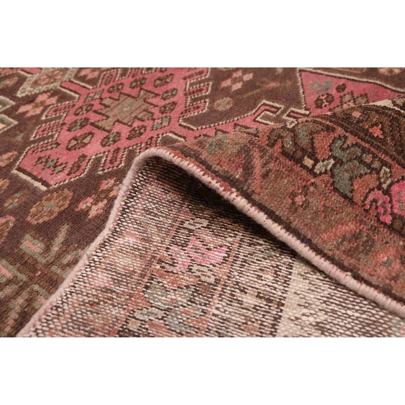 ECARPETGALLERY Hand-knotted Antalya Vintage Brown Wool Rug - 3'3 x 5'2