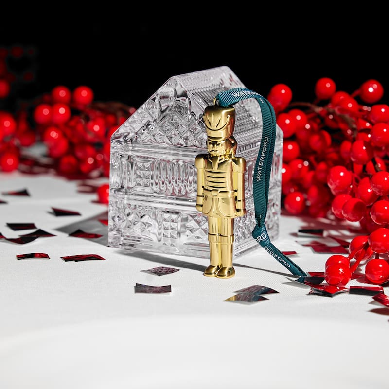 Waterford Christmas Nutcracker Golden Ornament