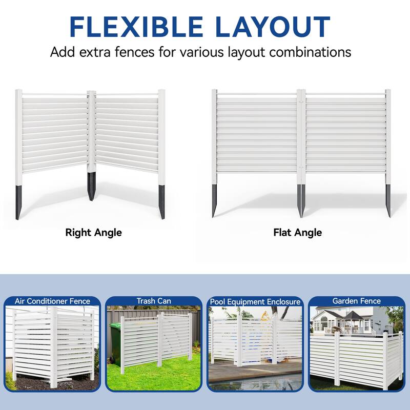48 in. H x 48 in. W Privacy Fence Panel