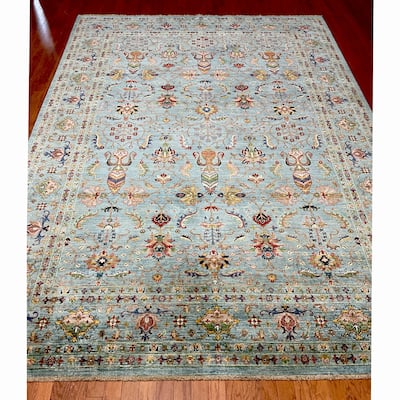 HERAT ORIENTAL Handmade Afghan Mogul Wool Rug - 8'7" x 12'1"