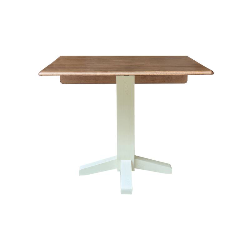 Square Dual Drop Leaf Dining Table