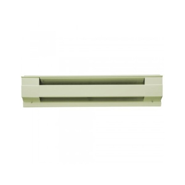 Cadet 8F2500A 8' 2500 Watt 240V Electric Baseboard Heater - almond
