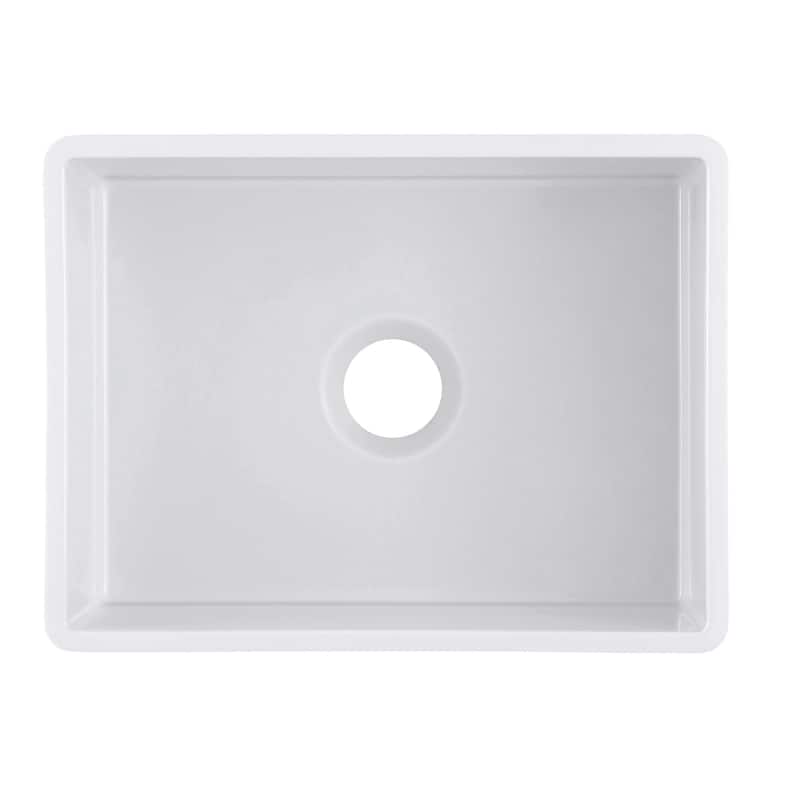 Olde London Fireclay 30" Reversible Farmhouse Kitchen Sink Set
