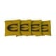 preview thumbnail 1 of 1, Emporia State ESU Hornets Gold Cornhole Bags All-Weather Resin Filled