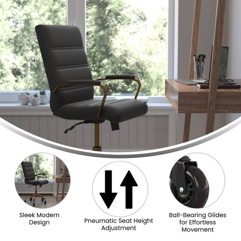 Executive Chair on Skate Wheels