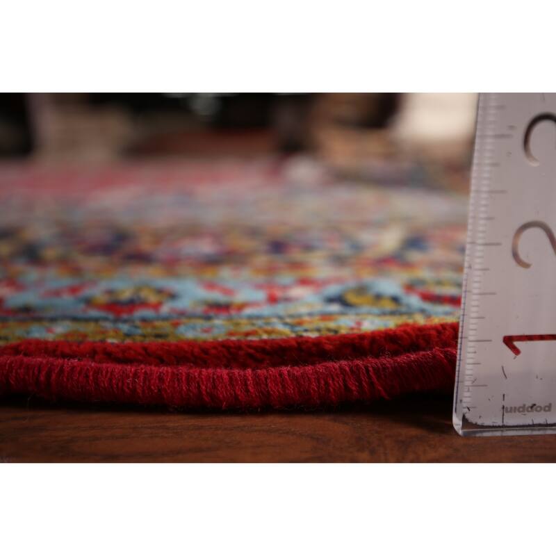 Floral Kashan Turkish Rug Oriental Machine-Made Carpet - 9'8" x 13'3"