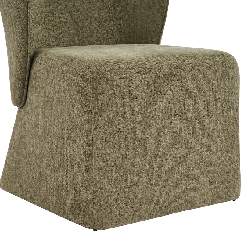 Christopher Knight Home - Forest 7-Piece Upholstered Dining Set with 84" Rectangular Pillar Base Dining Table