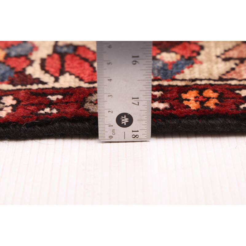 ECARPETGALLERY Hand-knotted Andelz Red Wool Rug - 3'5 x 9'10