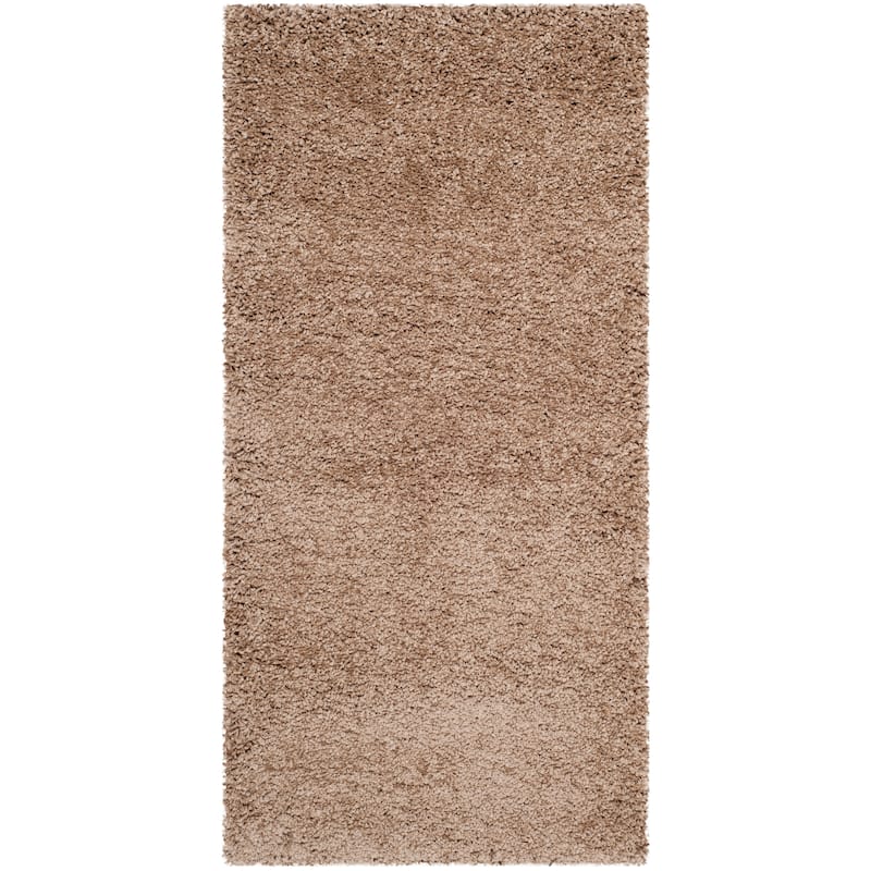 SAFAVIEH, Milan Shag Afton 2-inch Thick Area Rug - 2' x 4' - Dark Beig