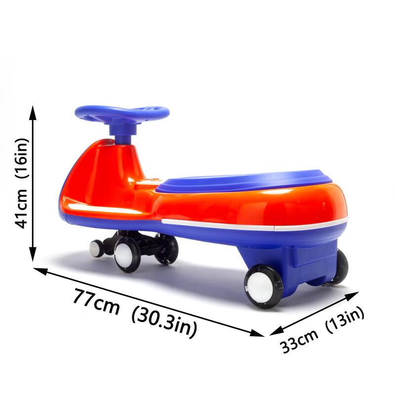 12V Battery Electric Twist Car for Kids Bluetooth Central Control