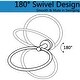 preview thumbnail 8 of 6, Wall Mounted Towel Ring,Bathroom Hand Towel Ring(2 pieces)
