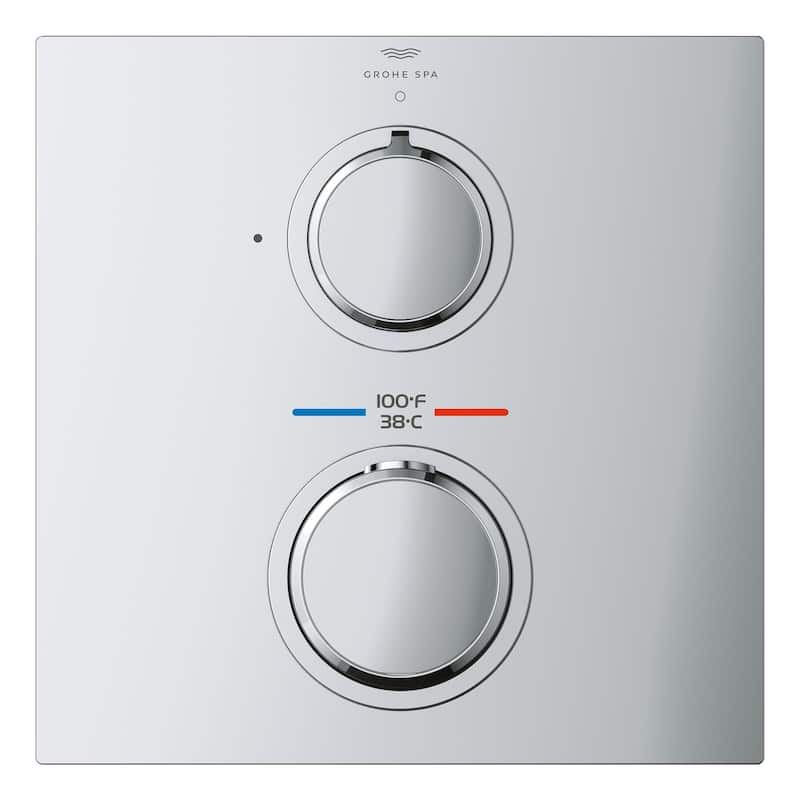 Grohe 29 177 1 Allure New Thermostatic Valve Trim Only with Dual Knob