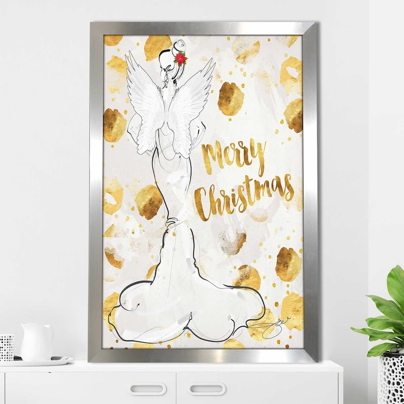 "Angel, Merry Christmas" by Jodi Print on Acrylic