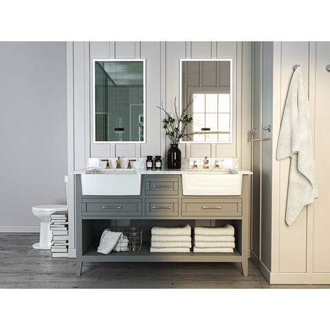 Ancerre Designs Hayley 60 in. Bathroom Vanity Set