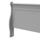 preview thumbnail 37 of 67, Furniture of America Mayday Modern Solid Wood 3-Piece Sleigh Bedroom Set