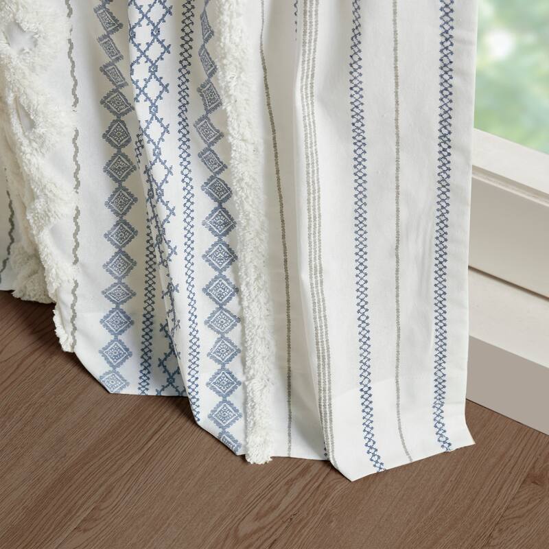 Cotton Printed Curtain Panel - Multi-Color