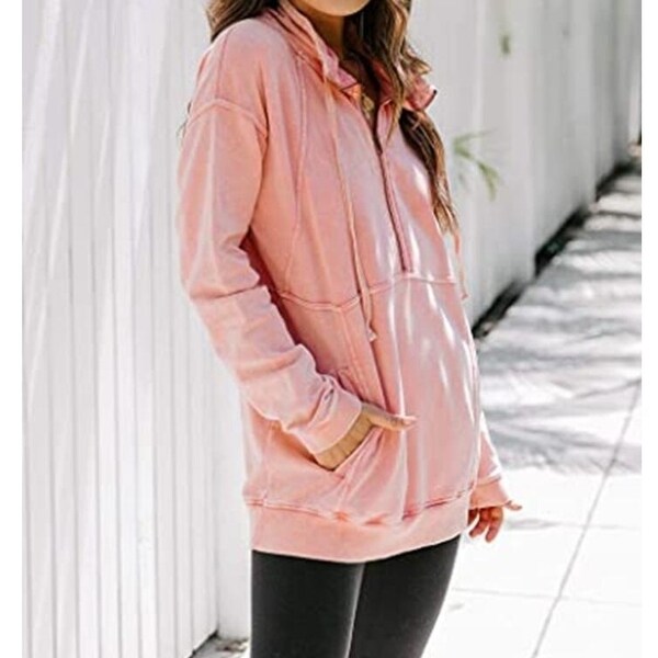 Half zip sweatshirt with pockets Clearance