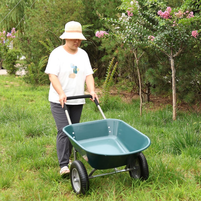 2-Wheeled Trolley, Wheel Barrow with 15" Pneumatic Wheel