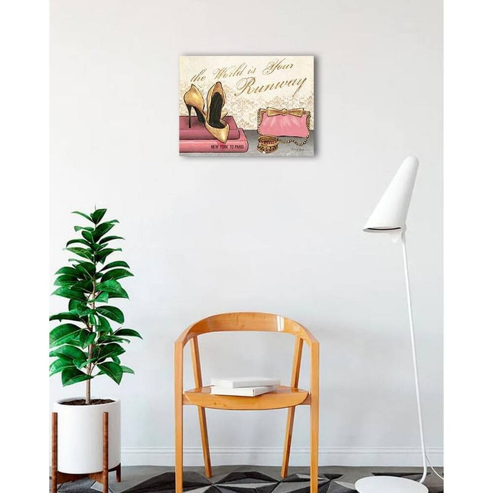 Shoe Fetish The World Is Your Runway Art Poster - Print On Demand