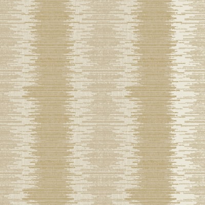 Galerie Wallcoverings Metallic FX Layered Stripe Non-woven Metallic Finish Wallpaper Roll