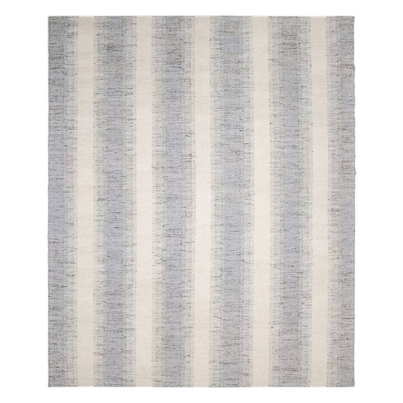 Overton Handmade Modern Contemporary Striped Area Rug