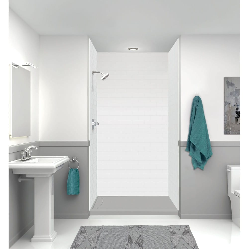 Transolid FSL4834L 48" x 34" Rectangular Shower Base with Single