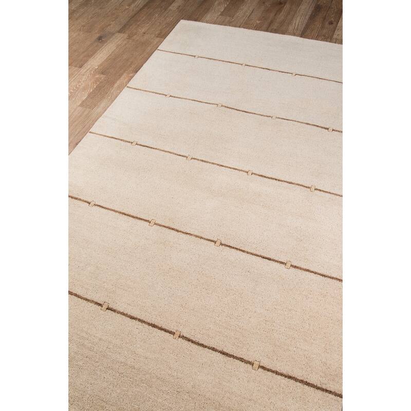 Momeni Gramercy Hand Loomed Wool Contemporary Striped Area Rug